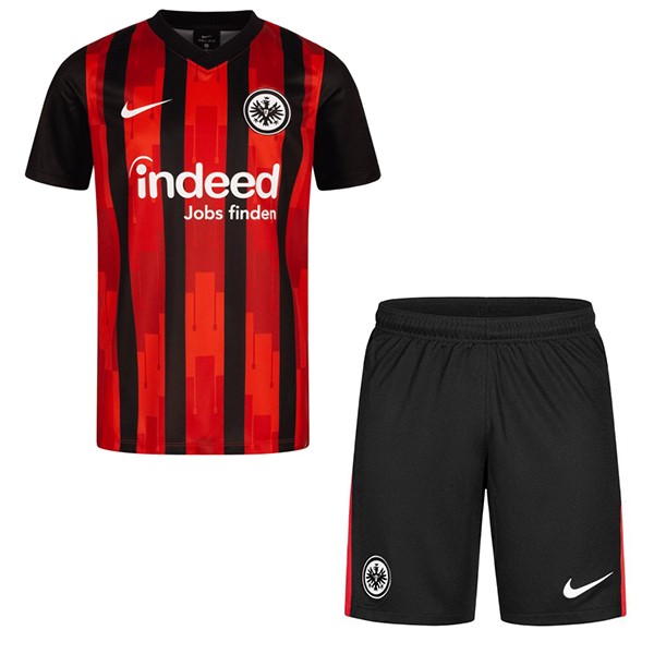 Trikot Eintracht Frankfurt Heim Kinder 2020-21 Schwarz Rote Fussballtrikots Günstig